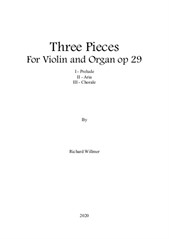 Three Pieces for Violin and Organ